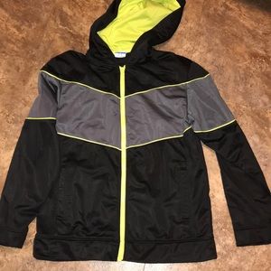 Boys starter jacket with hoodie